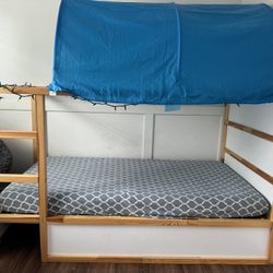 IKEA Kura Reversible Twin Bed and Canopy