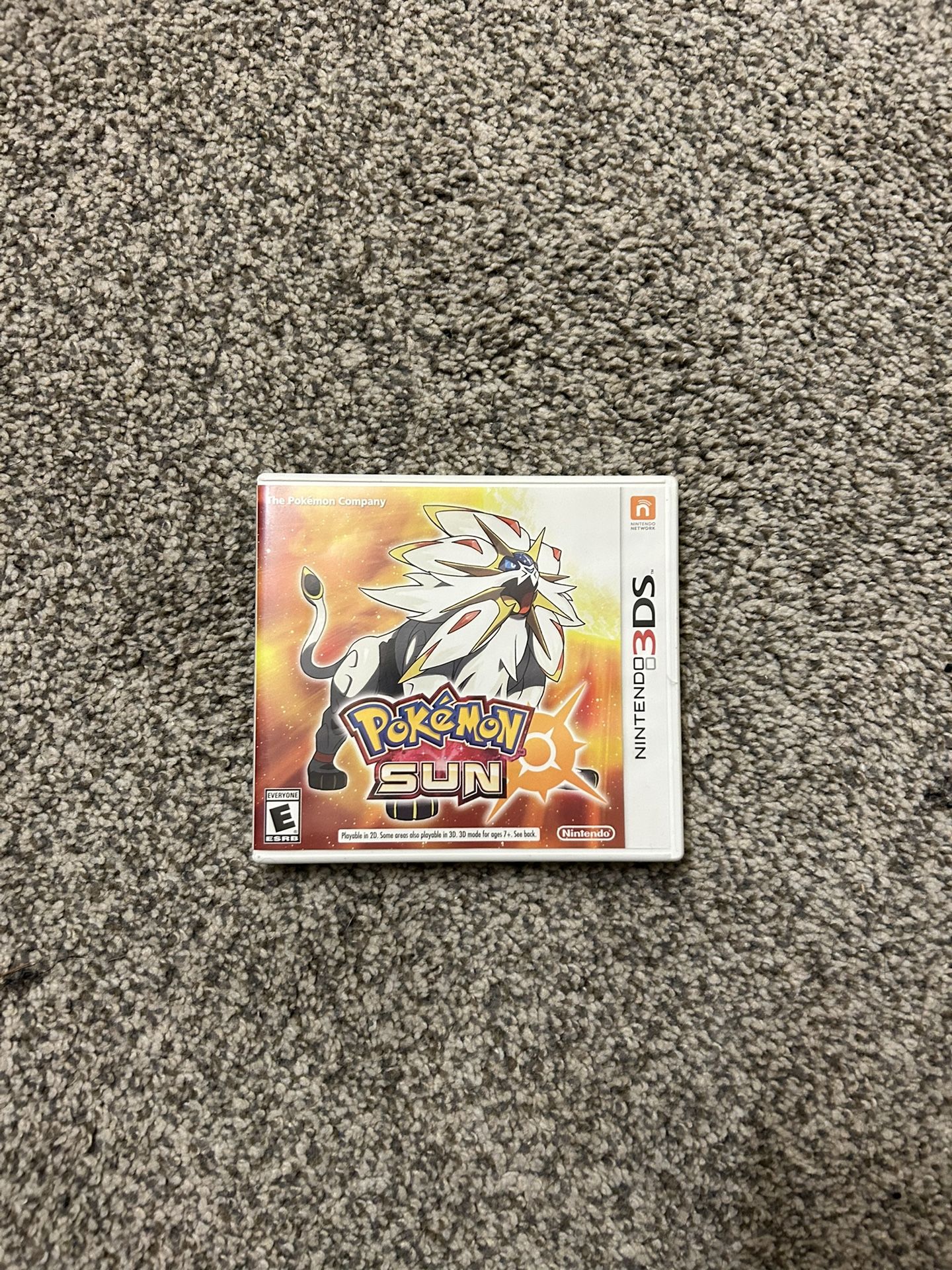 Pokémon Sun Nintendo 3DS game