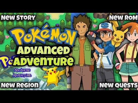 Pokemon Advanced Adventure Custom ROM GBA Gameboy Advance Cartidge Game