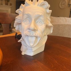 Einstein Plaster Life sized  Bust- Like New! Paintable