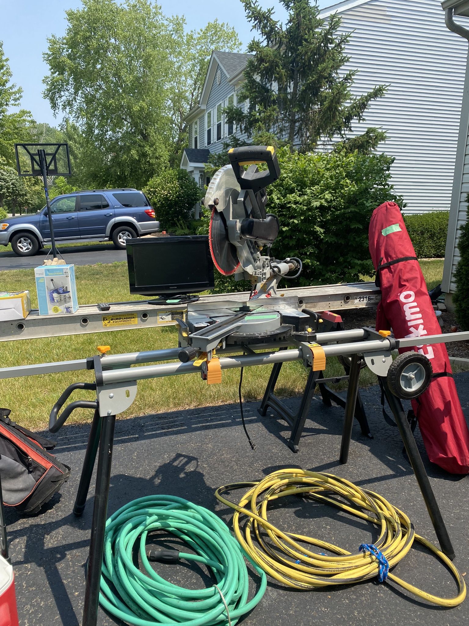 12” Harbor Freight Miter Saw for Sale in Antioch, IL OfferUp