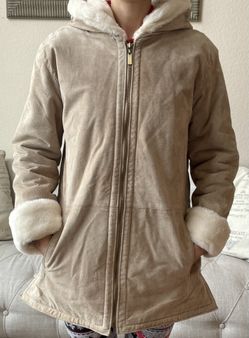St. John’s Bay Washable Suede Coat!