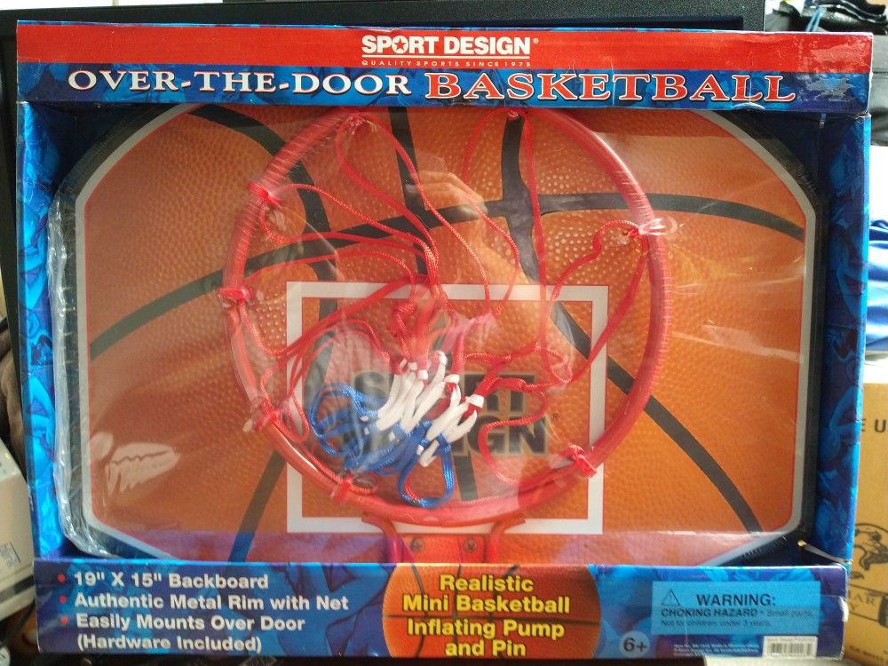 New Over Door Basketball Hoop