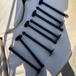 8 Rustic Industrial Black Metal Shelf Brackets Floating Shelves