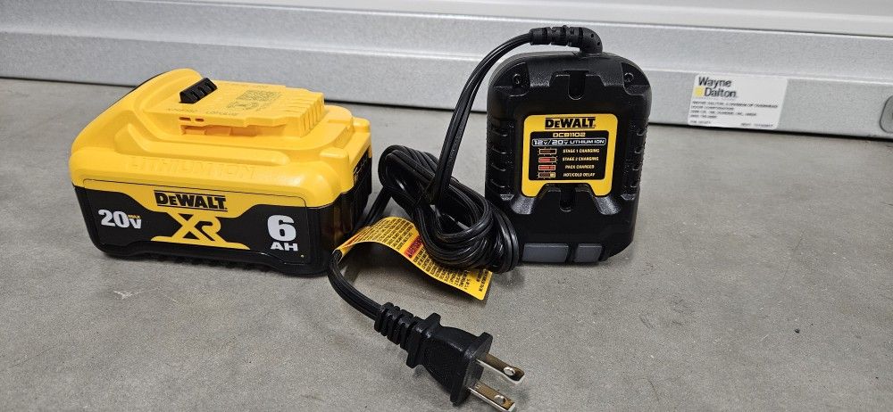 20V Dewalt 6ah battery