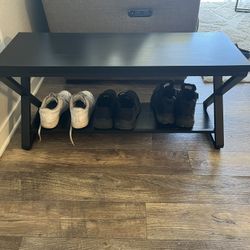Bench And Shoe Rack