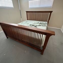 California King Mission-Style Bed Frame
