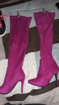 Fusia thigh high boots sz7.5