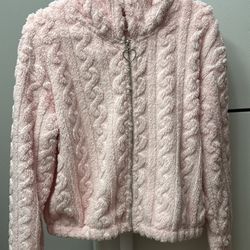 Fleece Hoodie Pink Women’s Medium