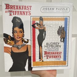 Breakfast at Tiffanys Movie Score 1000 Piece Jigsaw Puzzle- Brand New Sealed! Ships out ASAP! 
