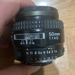 Nikon Nikon 50 mm AF 1.4 Autofocus Lens 