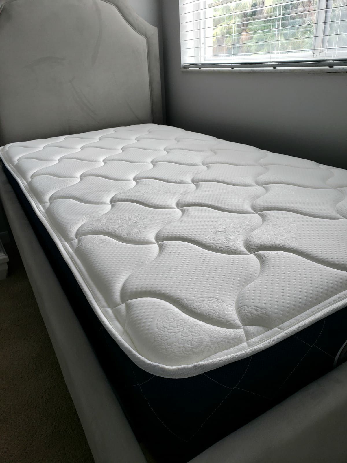New TWIN size mattress & BOX spring. Bed frame not included on offer