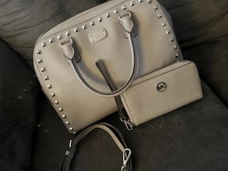 Grey Authentic Mk Bag