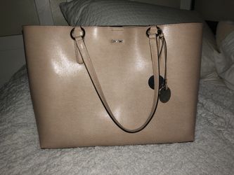 Large Tan Calvin Klein Bag!