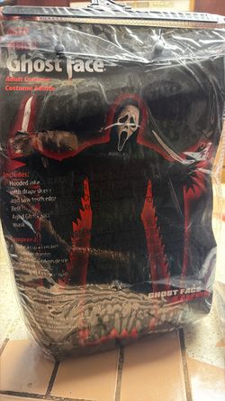 Scream Adult costume with mask included