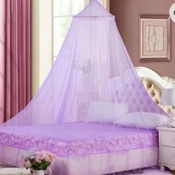 Purple Bed Canopy 