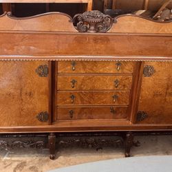Antique English Sideboard Victorian Era 