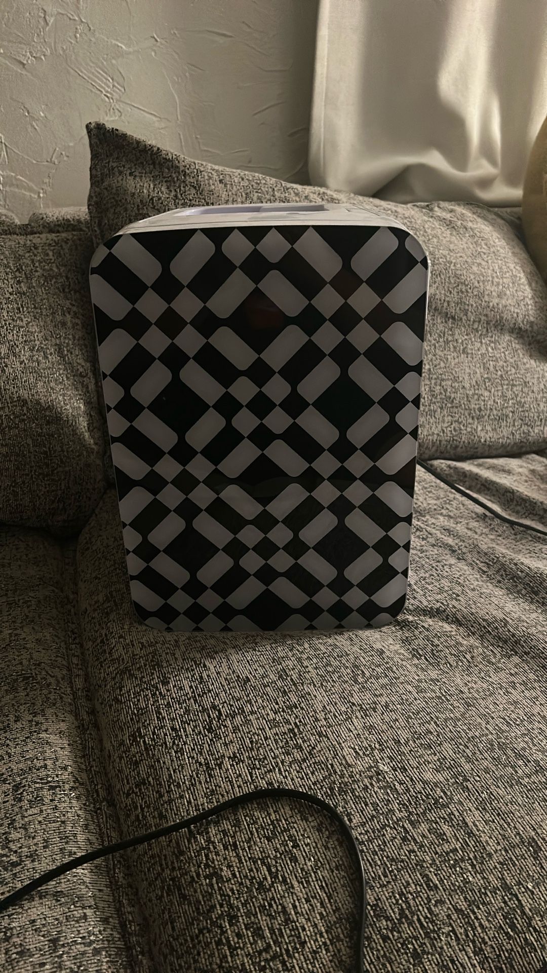Cooluli Infinity Mini Fridge Black And White