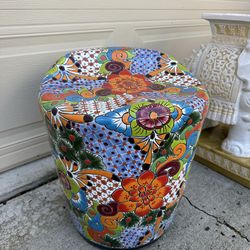 Hand painted stool