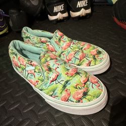 Vans Flamingo Slip On Sz 2