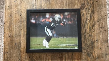 Khalil Mack signed photo framed great condition Khalil Mack signed photo framed great condition