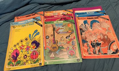 9 Vintage Hammond Piper Song Books 70’s