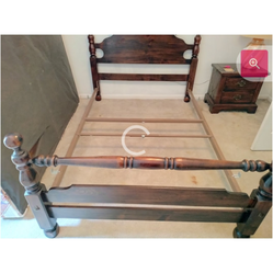 Solid wood bedroom suite with a queen size solid wood frame