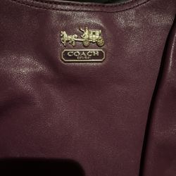 Coach Purse- Purple