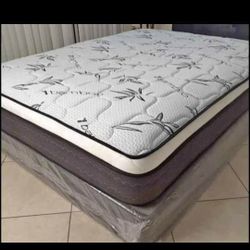 King size Firm Orthopedic + box spring Gift , Totally New