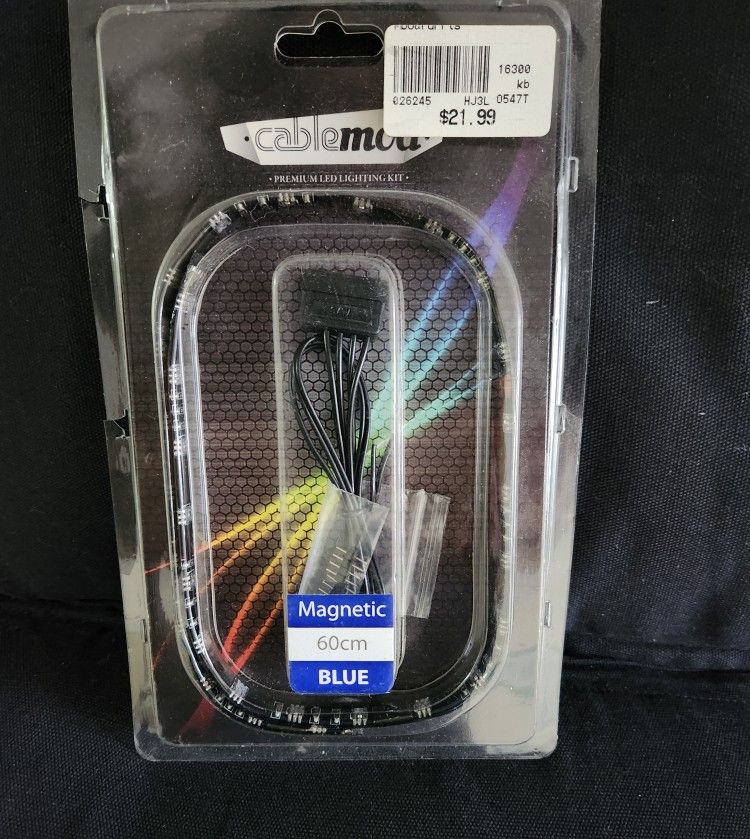 Cablemod WideBean Magnetic LED Light Blue