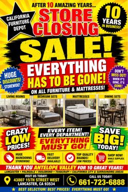Store Closing! Everything priced to go