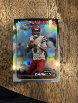 Jayden Daniels Topps Chrome Rookie Refractor