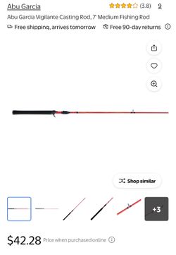 Abu Garcia Vigilante Casting Rod, 7' Medium Fishing Rod