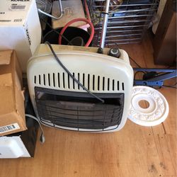 Indoor Or Garage natural gas fired wall heater