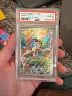 2025 Pokémon PFL EN Meowth Illustration Rare PSA 10