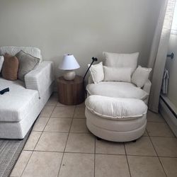 Swivel chair WITH Ottoman