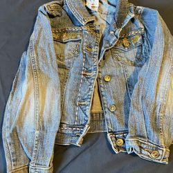 Disney Store Princess Jean Jacket Size Small 5/6