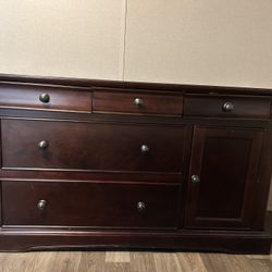 Solid Wood Buffet Sideboard Credenza Cabinet