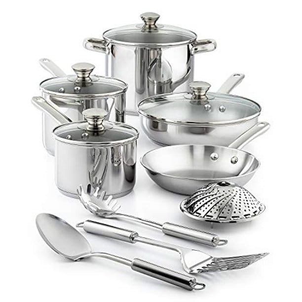 New Stainless Steel Cookware Set