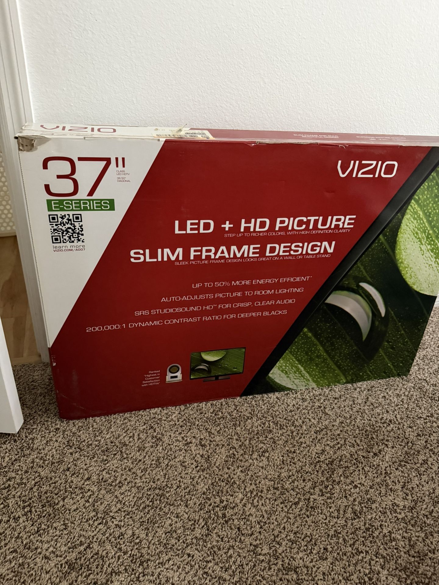 37” Vizio Smart Tv. Brand new.