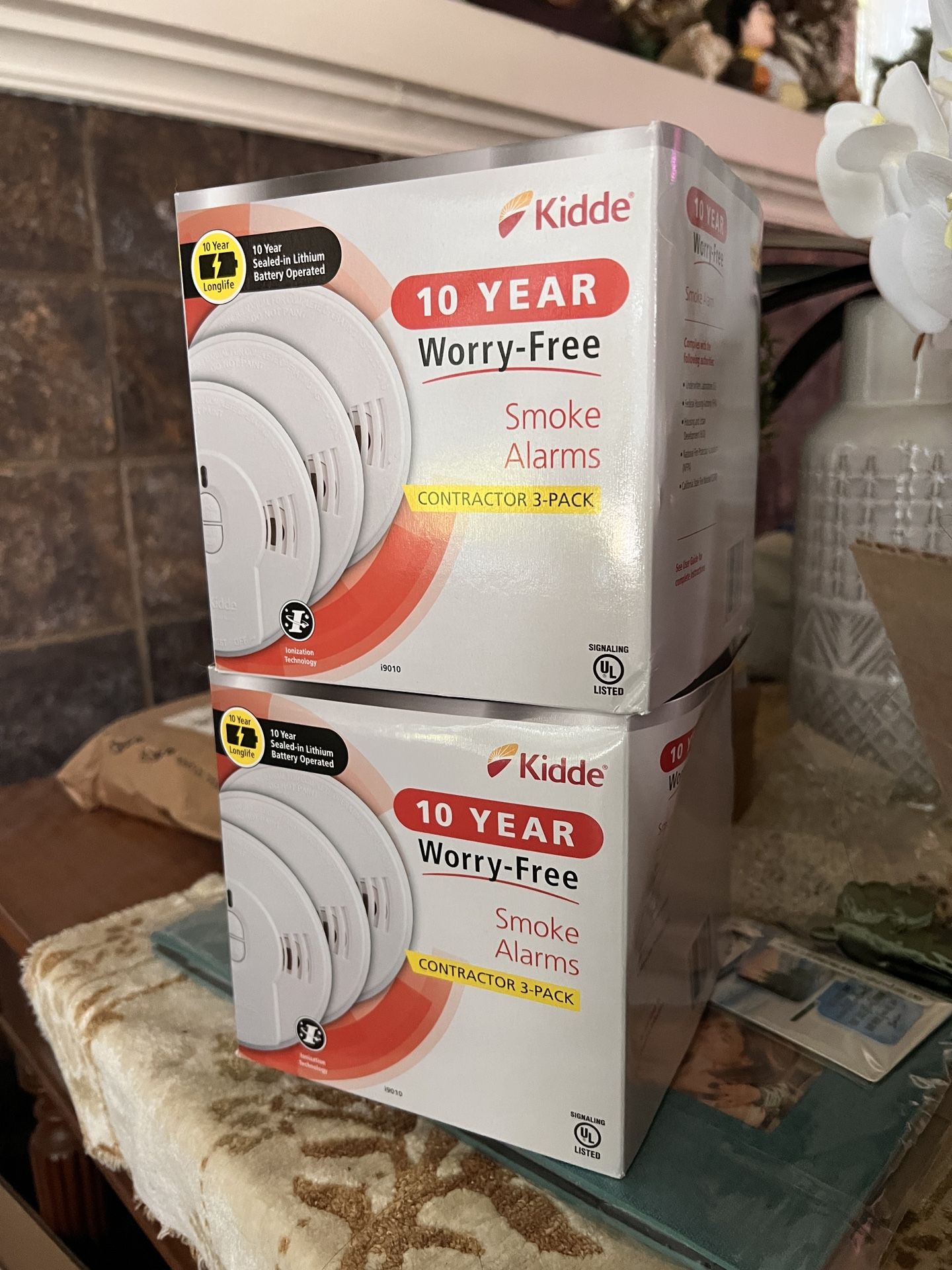 6 Smoke Detectors Brand New