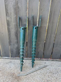 No dig ground screw anchor
