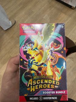 LAST TWO (BRAND NEW/SEALED) Pokemon MEGA EVOLUTION ASCENDED HEROES™ BOOSTER BUNDLE