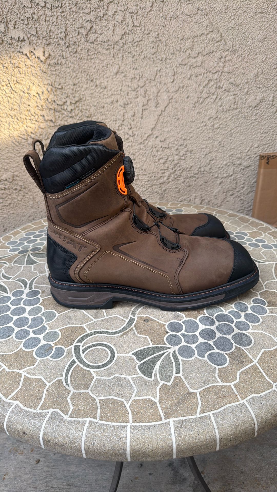 WORK BOOTS ARIAT COMPOSITE TOE WATERPROOF SIZE 13 MENS 