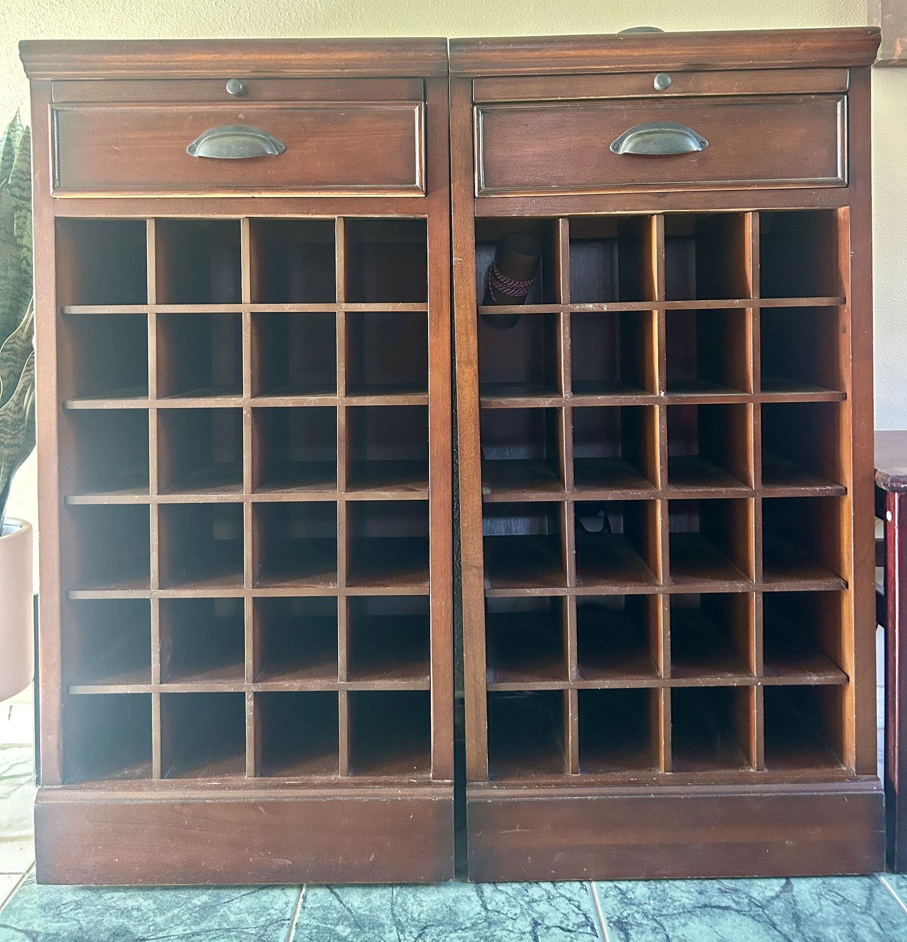 Pottery Barn Modular Wine Cabinets