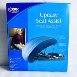 New Other Carex Seat Assist Standard Manual Lifting Cushion Navy Blue, 220lb Max