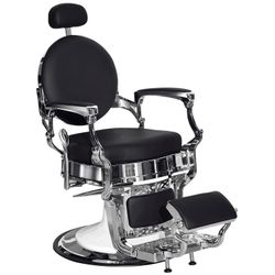 Vintage Barber Chair All Purpose Heavy Duty Metal Hydrauliclic Recline Salon Beauty Spa Chair