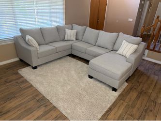 Couch and carpet
