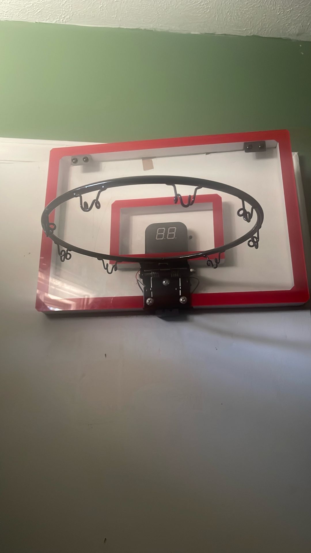 Led Basketball hoop with additional two balls