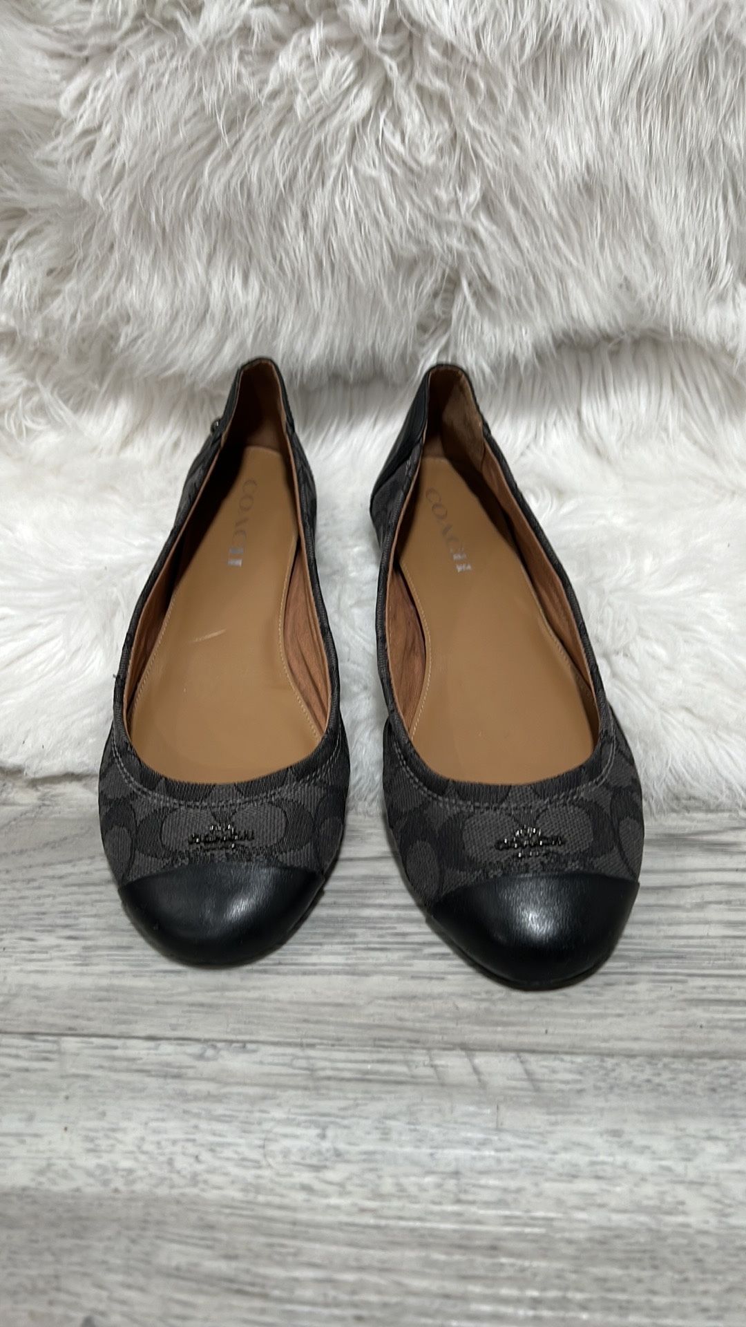 Coach chelsea shop flats black